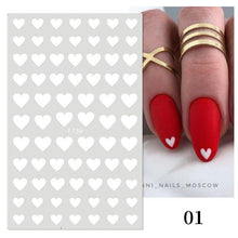 Load image into Gallery viewer, Gold 3D Nail Sticker Curve Stripe Lines Nails Stickers Gradient Adhesive Striping Tape Nail Foil Nail Art Stickers Decals Silver Strip Line Nail Decal Self-Adhesive 3D Wave Decal Decoration Metallic Curve Design Decoration for Women Girls