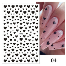 Load image into Gallery viewer, Gold 3D Nail Sticker Curve Stripe Lines Nails Stickers Gradient Adhesive Striping Tape Nail Foil Nail Art Stickers Decals Silver Strip Line Nail Decal Self-Adhesive 3D Wave Decal Decoration Metallic Curve Design Decoration for Women Girls