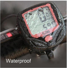 Load image into Gallery viewer, 1PC Bike Computer With LCD Digital Display Waterproof Odometer Speedometer Cycling Stopwatch Riding Accessories Multi-Function Bicycle Computer For Mountain Bikes Road Bikes Electronic Bikes Accessories