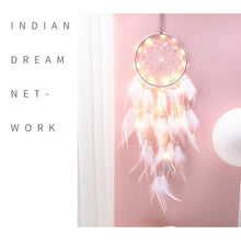 Load image into Gallery viewer, Dream Catcher Led Handmade Dream-catcher Traditional Feather Hanging Home Wall Decoration Night Dream Catchers Decor Ornament Wall Hanging Wind Chimes For Home Room Decoration