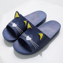 Load image into Gallery viewer, Women Men Summer Slippers Slide Sandals Beach Flip Flops Cats Thick Bottom Couple Boys Girls Comfort Shoes Fashion Outdoor Slides Beach Pool Gym House Slipper