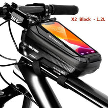 Load image into Gallery viewer, Bike Bag Frame Front Top Tube Waterproof Hard Shell Cycling Bag Touch Screen Phone Case Bicycle Accessories Bike Phone Mount Bag Cycling Waterproof Front Frame Top Tube Handlebar Bag With Touch Screen Holder Case