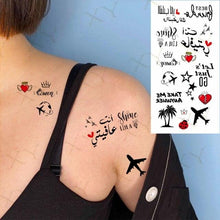 Load image into Gallery viewer, 3D Butterfly Waterproof Temporary Tattoo Sticker Snake Flowers Elegant Small Popular Tattoo For Womens Mens
