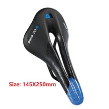 Load image into Gallery viewer, Bicycle Soft Thick Saddle Mountain Road Bike Wide Seat Cushion Road Bike Carbon Saddle Comfort Bike Saddle Ergonomic Waterproof Bicycle Seat For Road Bike Mountain Bike Seats