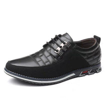 Load image into Gallery viewer, New Mens Leather Casual Sneakers Fashion Solid Leather Shoes Business Sport Flat Round Toe Fashion Sneakers Dress Shoes For Men Walking Business Office Driving Comfort Loafers