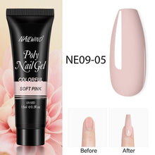 Load image into Gallery viewer, New Poly Nail Polish Gel Extension Glitter Gel Nails Manicure Design UV Reflective Diamond Shine