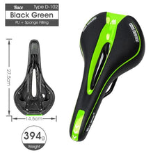 Load image into Gallery viewer, Bike Saddle Mountain Road Bike Seat PU Leather Gel Filled Cycling Cushion Comfortable Shockproof Bicycle Saddle Seat Cushion For Men Comfort Bike Saddle Anti-Slip Bicycle Saddle Waterproof Bicycle Seat For Mountain Bike Seat