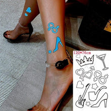 Load image into Gallery viewer, Fashion Luminous Sticker Tattoos Waterproof Temporary Different Luxury Tattoos For Womens Mens Kids