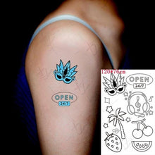Load image into Gallery viewer, Fashion Luminous Sticker Tattoos Waterproof Temporary Different Luxury Tattoos For Womens Mens Kids