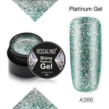 Load image into Gallery viewer, Luxury Modern Crystal Shiny Gel Nail Polish Painting Nails Art Design Diamond Manicure Gel Luxury Design For Women and Girls