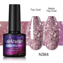 Load image into Gallery viewer, Luxury Womens Colorful Gel Nail Polish 8ml Semi Permanent UV/LED Glossy Effect Popular Design For Women and Girls in Fashion Style