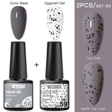 Load image into Gallery viewer, Luxury Gel Nail Polish Permanent Glossy Matte Egg Effect Elegant Stylish Eggshell Design For Women And Lady Nail Gel