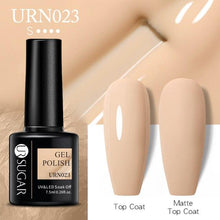 Load image into Gallery viewer, Matte Pink Blue Gel Nail Polish Semi Permanent LED Nail Art Design Elegant Warm Colors For Womens