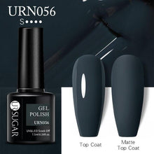 Load image into Gallery viewer, Matte Pink Blue Gel Nail Polish Semi Permanent LED Nail Art Design Elegant Warm Colors For Womens