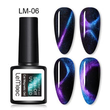 Load image into Gallery viewer, Luxury 5D Cat Magnetic Gel Nail Polish Black Chameleon UV Nail Gel Professional Manicure For Womens