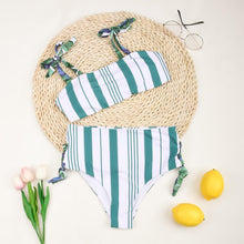 Load image into Gallery viewer, Female Push Up Swimsuit Modern Swimwear For Women Bikinis High Waist Bikini Set Solid Bikini 2 Piece Swimsuit Bathing Suits Women Bathing Suit High Waist Bikini Set Sport Wear Swimming Suit Bikini