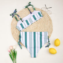 Load image into Gallery viewer, Female Push Up Swimsuit Modern Swimwear For Women Bikinis High Waist Bikini Set Solid Bikini 2 Piece Swimsuit Bathing Suits Women Bathing Suit High Waist Bikini Set Sport Wear Swimming Suit Bikini