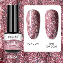 Load image into Gallery viewer, Luxury Womens Pink Shiny Nail Gel Polish Varnish Permanent UV Gel Popular High Quality Colorful Nail Polish