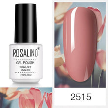 Load image into Gallery viewer, Luxury Womens Pink Shiny Nail Gel Polish Varnish Permanent UV Gel Popular High Quality Colorful Nail Polish
