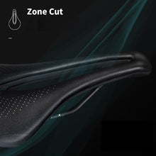 Load image into Gallery viewer, Bicycle Soft Thick Saddle Mountain Road Bike Wide Seat Cushion Road Bike Carbon Saddle Comfort Bike Saddle Ergonomic Waterproof Bicycle Seat For Road Bike Mountain Bike Seats