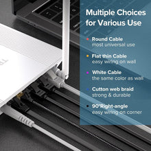 Load image into Gallery viewer, Ethernet Cable 1000Mbps Cat 6 Network Lan UTP Gigabit Networking Wire Plated RJ45 Connectors Cat6 Network Ethernet LAN Cable For Laptop Router RJ45 CAT6 Ethernet Cable