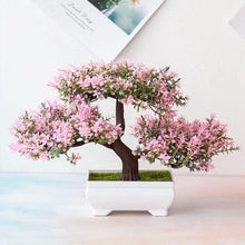 Load image into Gallery viewer, New Artificial Plants Pine Bonsai Potted Decorative Green Small Trees Fake Flowers Ornament For Home Garden Decoration