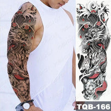 Load image into Gallery viewer, Full Women Man Realistic Waterproof Temporary Tattoo Tiger Stickers Luxury Big Design For Arm Thigh