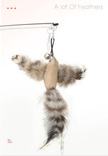 Load image into Gallery viewer, Funny Feather Bird with Bell Cat Stick Toy for Kitten Playing Teaser Wand Toy Cat Supplies Interactive Wiggle Moving Cat Kicker Toy with Plush Interactive Cat Toys Fun Toy For Cat Exercise