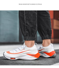 Load image into Gallery viewer, Mens Running Sneakers Luxury Mens Casual Shoes Trainer Race Off White Shoes Slip on Walking Casual Breathable Air Cushion Fashion Lightweight Sneakers