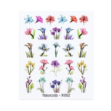 Load image into Gallery viewer, French Line Nail Water Decal Flower Marble Leaf Girl Stickers on Nails Water Ink Transfer Slider Nail Stickers Decor Kids Nails Art Decoration Nail Strips Shiny French Tip Guides Stickers French Nail Stickers Form Fringe Guides