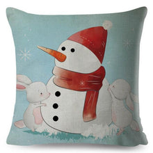Load image into Gallery viewer, Cute Pillow Cover Cartoon Giraffe Fox Reindeer Animal Nordic Polyester Cotton Cushion Cover For Sofa Home Kids Room Decor Throw Pillow Cases Cartoon Animal Woodland Decorative Cotton Cushion Cover Home Baby Room Decor Standard Pillowcase