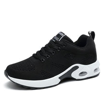 Load image into Gallery viewer, Sport Womans Athletic Sneakers Running Shoes Breathable Hollow Lace-Up Women Fashion Sneakers Lightweight Breathable Walking Shoes Non Slip Athletic Fashion Sneakers