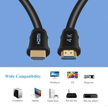Load image into Gallery viewer, 4K HDMI Cable HDMI 2.0 Ultra HD Audio Wire HDMI Splitter Digital Cord High Speed 18Gbps HDMI 2.0 Cable 4K HDR 2160P For TV Projector Laptops Gaming