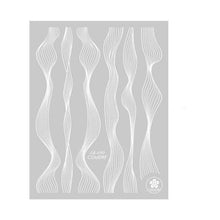 Load image into Gallery viewer, French Rose Gold Striping Tape Nail Design Stripe Lines Geometry 3D Sticker for Nails Gel Polish Sticker Decals for Manicuring Decorations Manicure Stickers Decals Silver Strip Line Nail Decal Self-Adhesive 3D Wave Decal Decoration Metallic Curve Design
