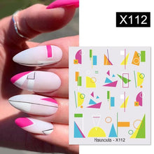 Load image into Gallery viewer, French Rose Gold Striping Tape Nail Design Stripe Lines Geometry 3D Sticker for Nails Gel Polish Sticker Decals for Manicuring Decorations Manicure Stickers Decals Silver Strip Line Nail Decal Self-Adhesive 3D Wave Decal Decoration Metallic Curve Design