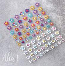 Load image into Gallery viewer, Nail Glue Stickers Stars Moon Cartoon Rabbit Panda Flower Nail Decoration Decals Nail Sticker Nail Art Decorations Design Decoration Acrylic Nail Supplies Designer Nail Decorations for Women Girls Kids 3D Nail Art Stickers Decals