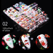 Load image into Gallery viewer, Nail Foils Marble Flower Series Iridescent Nail Art Transfer Sticker Paper Slider Nail Water Decal Design Manicures Decorations Art Manicures Decoration New Gold Nail Transfer Foils for Nail Arts Nails Supply Holographic Effect Nail Art Foil Stickers Hol