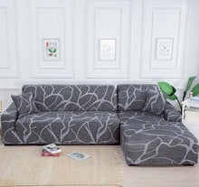 Load image into Gallery viewer, Elastic Sofa Covers for Living Room Stretch Slipcovers Sectional Couch Cover L Shape Corner Armchair Cover 1/2/3/4 Seater Slipcovers Elastic Stylish Printed Sectional Sofa Furniture Protector For Living Room