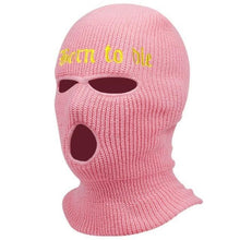 Load image into Gallery viewer, 1Pc Embroidery Balaclava Face Mask 3-Hole for Cold Weather, Winter Ski Mask for Men and Women Thermal Cycling Mask Christmas Gift Face Scarf Mask Sunscreen Dustproof Army Cycling Hunting Fishing Tactical Airsoft Hat