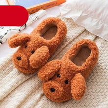 Load image into Gallery viewer, Couples Home Slippers Warm Cute Womans Mens Slipper Winter Shoes New Fashion Casual Fur Plush Slides Winter Slippers For Women House Slippers Fluffy Soft Comfy Fuzzy Slippers Faux Fur Plush Anti-Skid Slippers