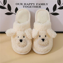Load image into Gallery viewer, Couples Home Slippers Warm Cute Womans Mens Slipper Winter Shoes New Fashion Casual Fur Plush Slides Winter Slippers For Women House Slippers Fluffy Soft Comfy Fuzzy Slippers Faux Fur Plush Anti-Skid Slippers