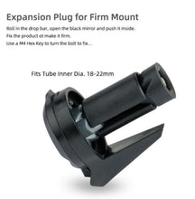 Load image into Gallery viewer, Bicycle Drop Bar Rear View Convex Mirror Handlebar Universal Left Right Mount Acrylic Convex Back Sight Reflector Fashionable Design Bar End Folding Minimalist Mirror Foldable Convex Rear View Safe And Stylish Bike Riding