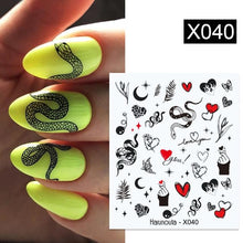 Load image into Gallery viewer, Summer Fruit Water Decals Kiwi Banana Strawberry Flower Alphabet Leaves Nail Art Stickers Wraps Slider Decorations 3D Fruit Nail Art Slices, Summer Fruit Slime Nail Supplies Nail Art Decorations Fruit Flakes Nail Accessories