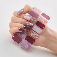Load image into Gallery viewer, New Year Patterned Nail Decor Nail Polish Nail Art Stickers Full Beauty Sticker for Nails Nail Accessorie Christmas Nail Sticker 3D Nail Art Stickers Decal Slider Template Diy Nail Tool Decorations Nail Art Design Self Adhesive Luxury Designer Nail Sticke