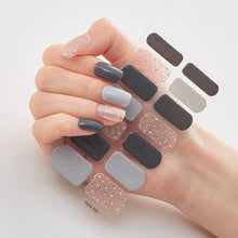 Load image into Gallery viewer, New Year Patterned Nail Decor Nail Polish Nail Art Stickers Full Beauty Sticker for Nails Nail Accessorie Christmas Nail Sticker 3D Nail Art Stickers Decal Slider Template Diy Nail Tool Decorations Nail Art Design Self Adhesive Luxury Designer Nail Sticke