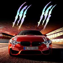 Load image into Gallery viewer, 1Pair Car Rear View Mirror Sticker Reflective Decal Vinyl Sticker Decal Stripe Sticker Car Rear View Mirror Stickers Car Body Stickers Waterproof Reflective Car Side Stickers Auto Side Stripe Decals Side Mirror Reflective Decals Auto Rearview Stickers