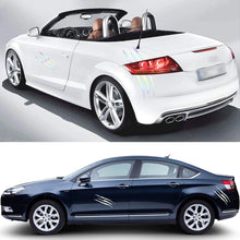 Load image into Gallery viewer, 1Pair Car Rear View Mirror Sticker Reflective Decal Vinyl Sticker Decal Stripe Sticker Car Rear View Mirror Stickers Car Body Stickers Waterproof Reflective Car Side Stickers Auto Side Stripe Decals Side Mirror Reflective Decals Auto Rearview Stickers