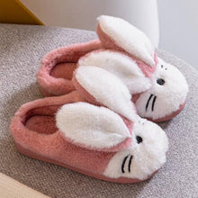 Load image into Gallery viewer, Couples Home Slippers Warm Cute Womans Mens Slipper Winter Shoes New Fashion Casual Fur Plush Slides Winter Slippers For Women House Slippers Fluffy Soft Comfy Fuzzy Slippers Faux Fur Plush Anti-Skid Slippers