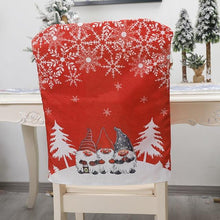 Load image into Gallery viewer, Stylish Chair Covers Christmas Santa Claus Chair Back Cover Christmas Dining Dinner Table Decoration New Year Party Supplies Dining Table Decoration for Home New Year Party