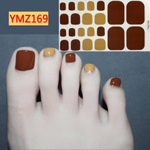 Load image into Gallery viewer, Shiny Toenail Sticker Full Cover Feet Decorations Mixed Patterns Nail Wraps Beauty Design Waterproof Toenail Art Manicure Toe Nail Polish Stickers Glitter Toenail Nail Polish Strips Decals Full Wraps Self Adhesive Toe Nail Tip Full Toe Nail Wraps